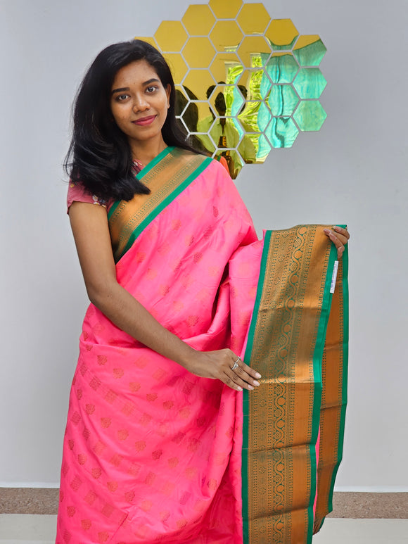 Kanchipuram Blended  New Korvai Silk Saree 1532