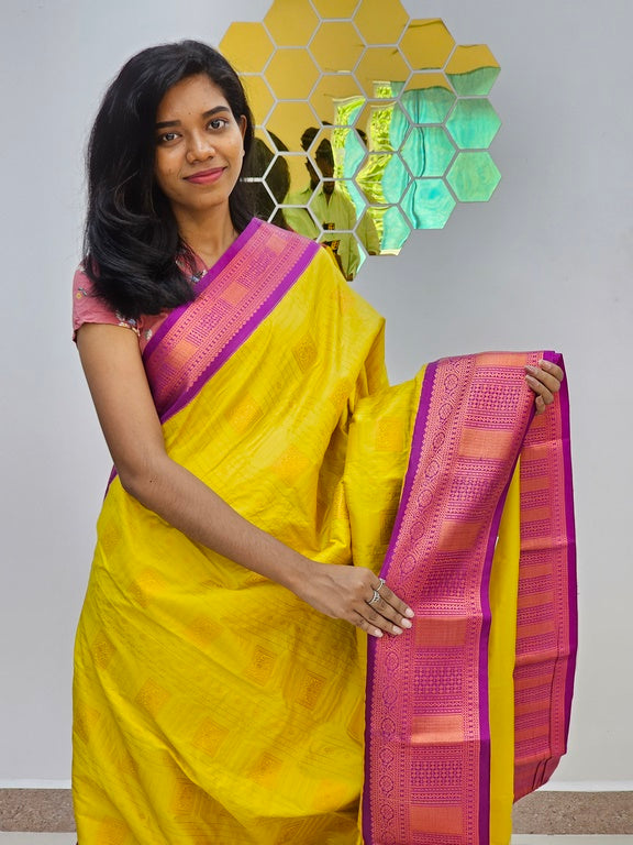 Kanchipuram Blended  New Korvai Silk Saree 1535