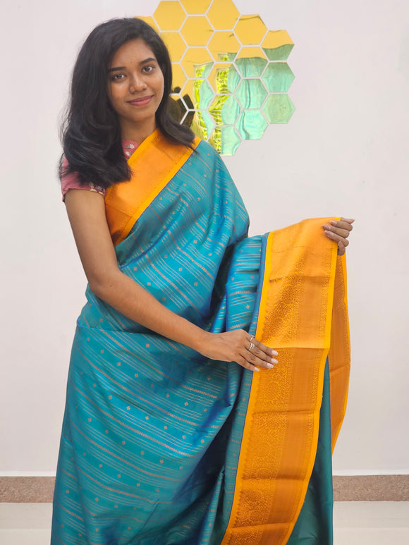 Kanchipuram Blended Korvai Silk Saree 1459