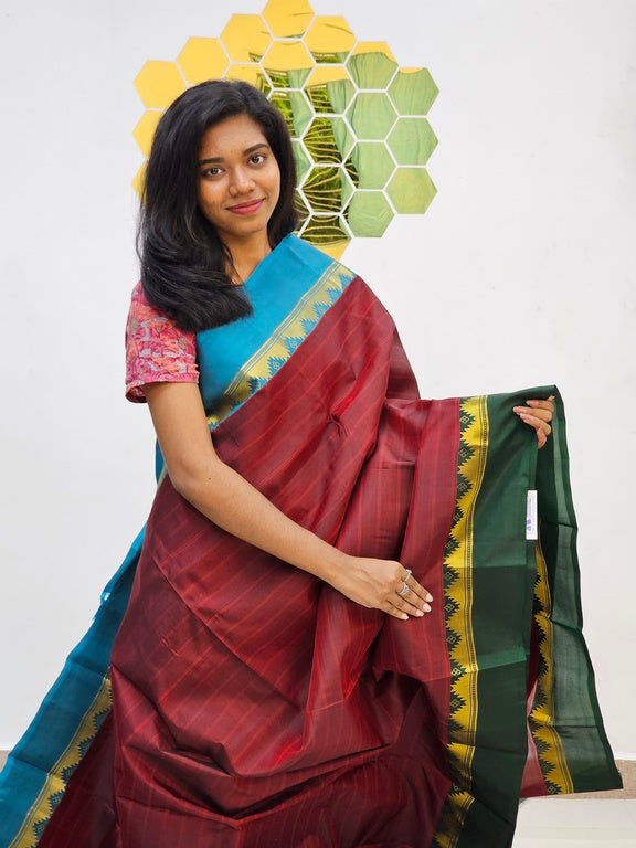 Kanchipuram 100% Soft Pure Silk Sarees 055