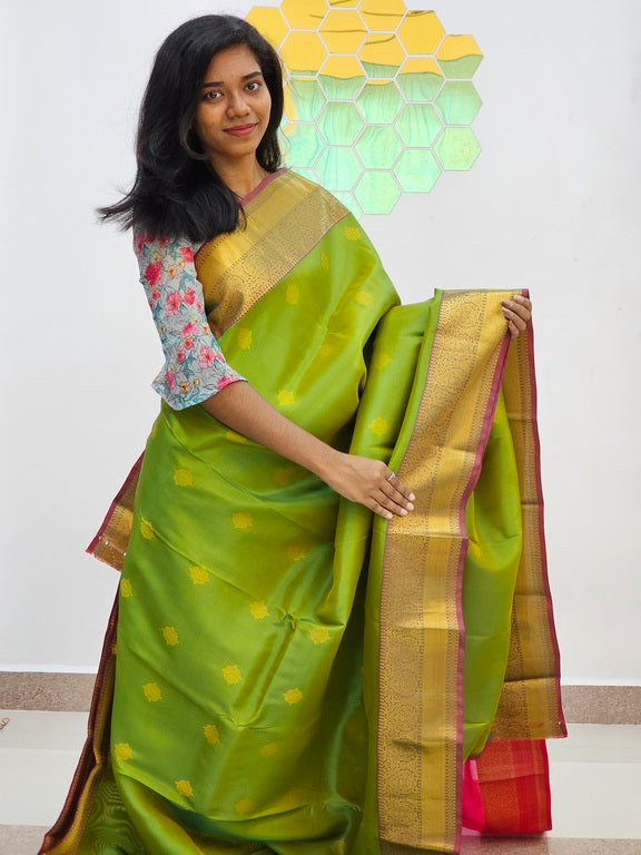 Kanchipuram 100% Soft Pure Silk Sarees 098