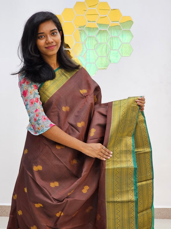 Kanchipuram 100% Soft Pure Silk Sarees 099