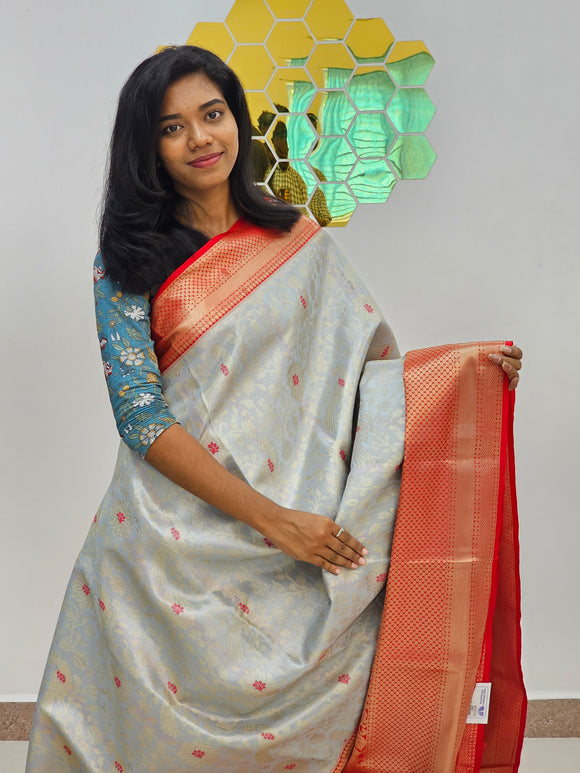 Kanchipuram Blended Tissue Bridal Silk Sarees 013