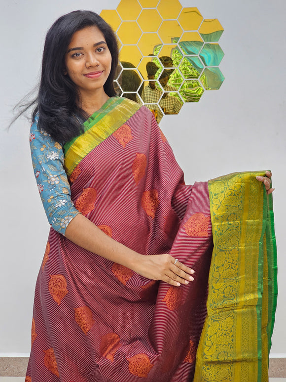 Kanchipuram Blended Bridal Silk Saree 011