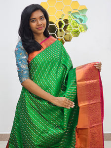 Kanchipuram Blended Bridal Silk Saree 015