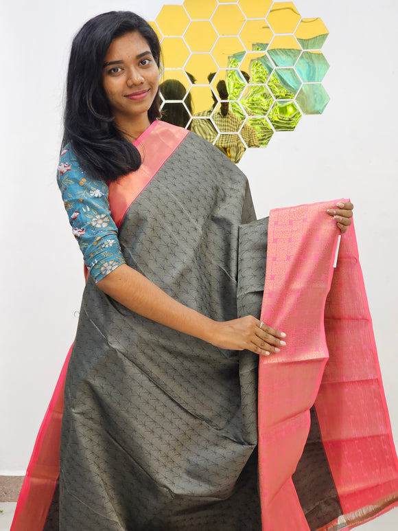 Kanchipuram Blended Fancy Silk Saree 023