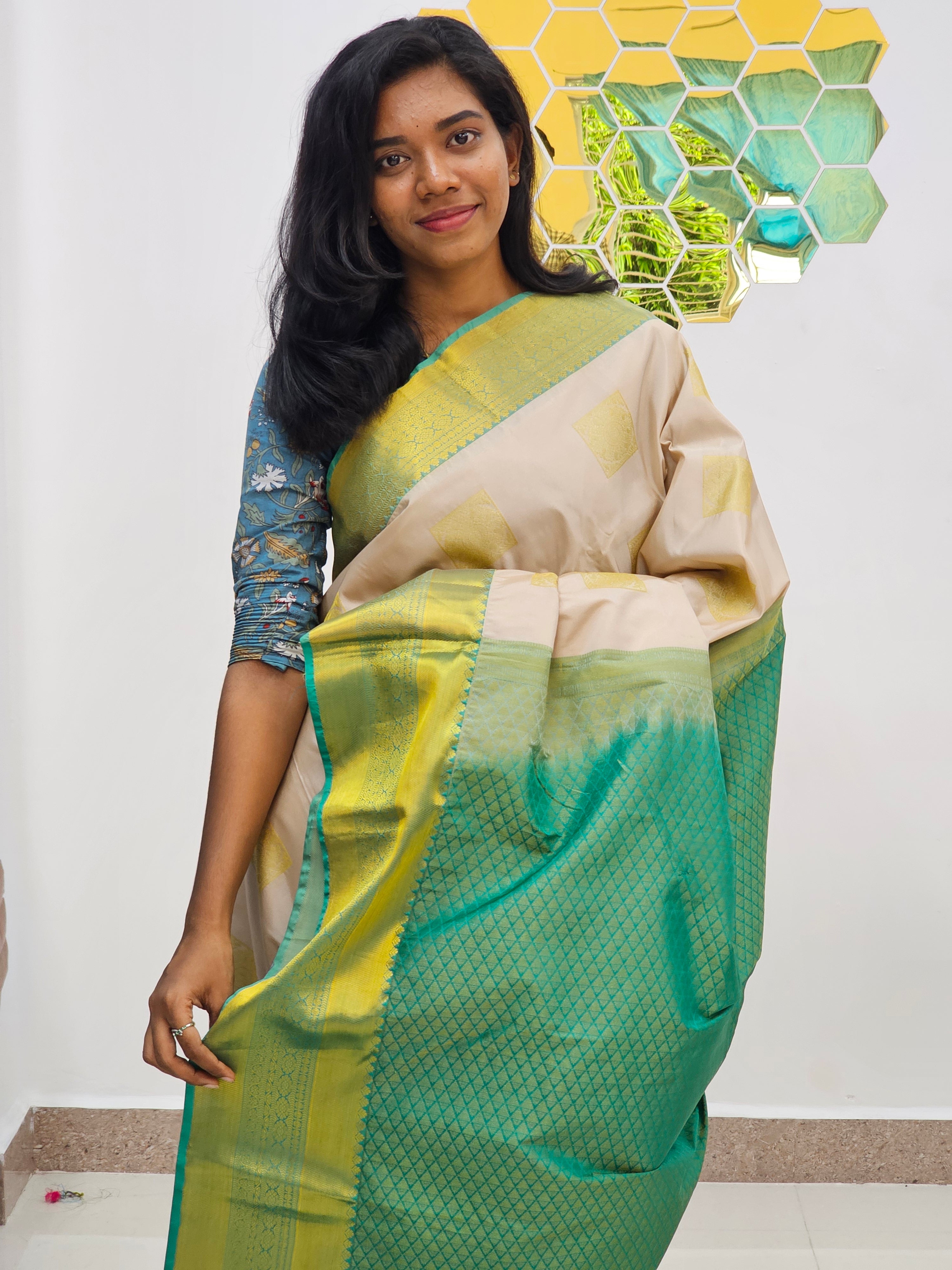 Kanchipuram Blended Elegant Silk Saree 003