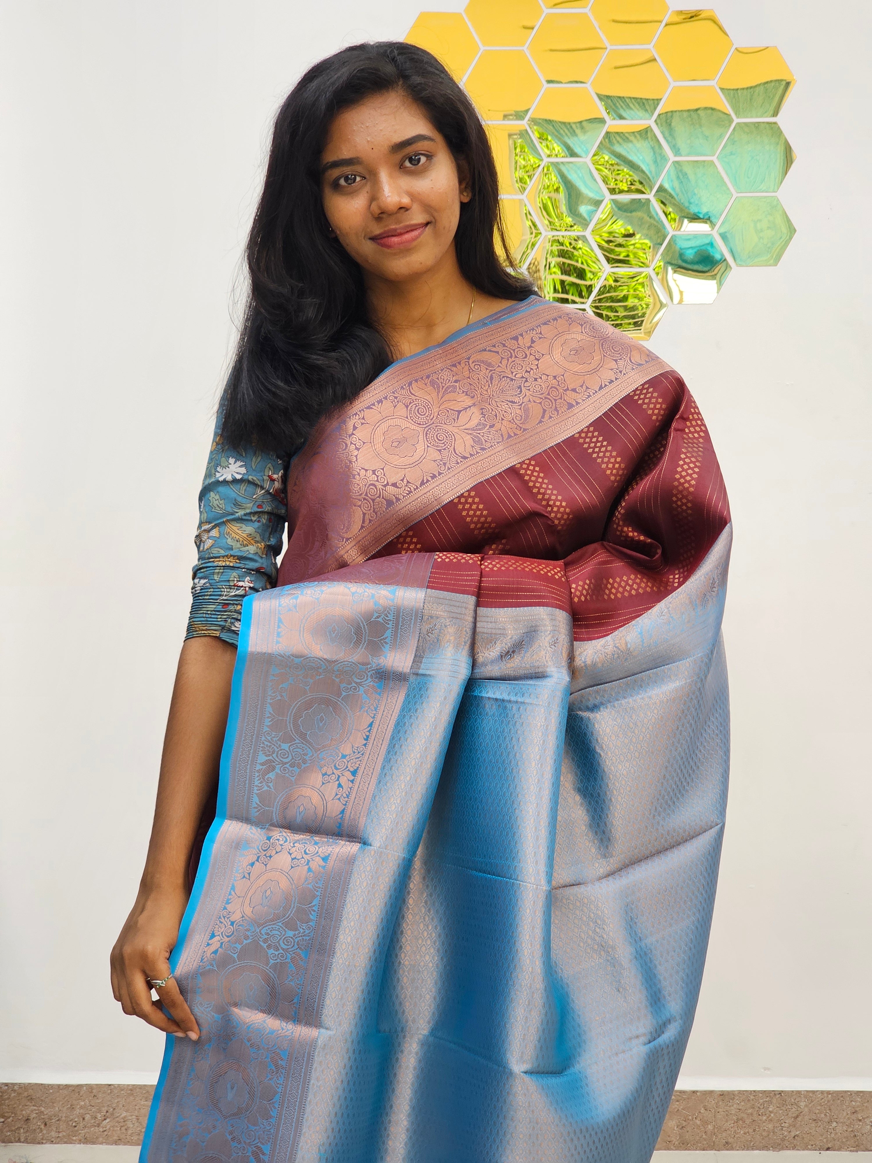 Kanchipuram Blended Elegant Silk Saree 005