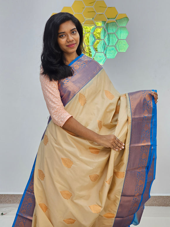 Kanchipuram Blended Fancy Butta Silk Sarees 017