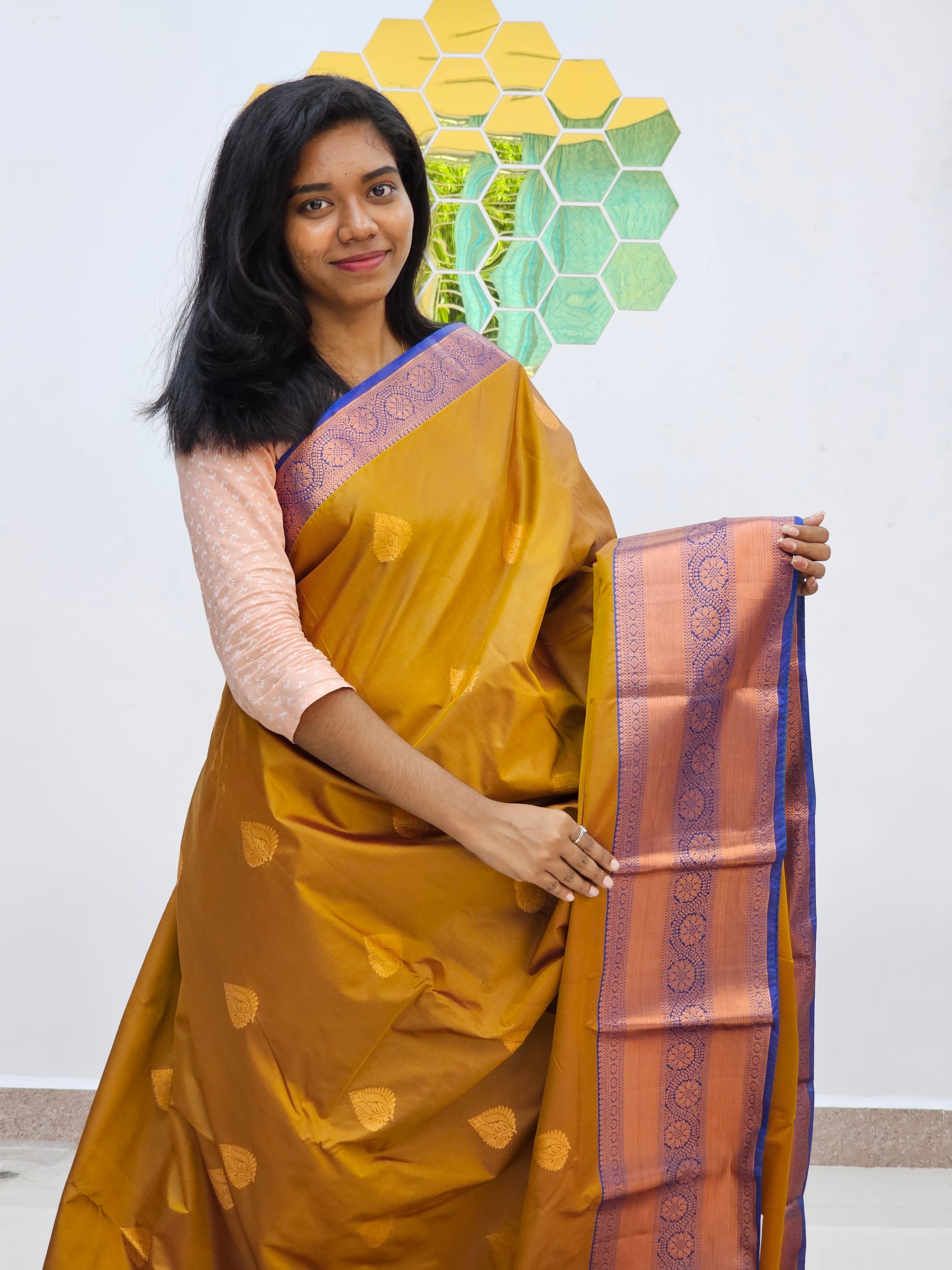 Kanchipuram Blended Fancy Butta Silk Sarees 025