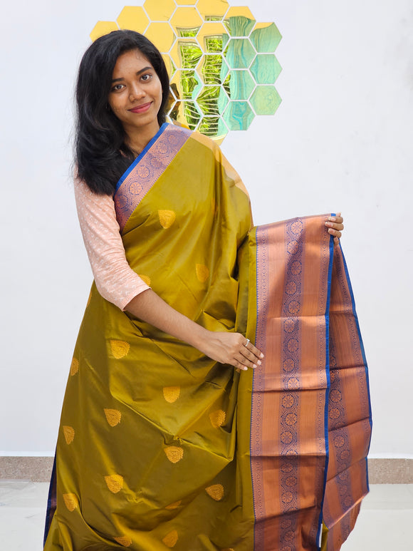 Kanchipuram Blended Fancy Butta Silk Sarees 044