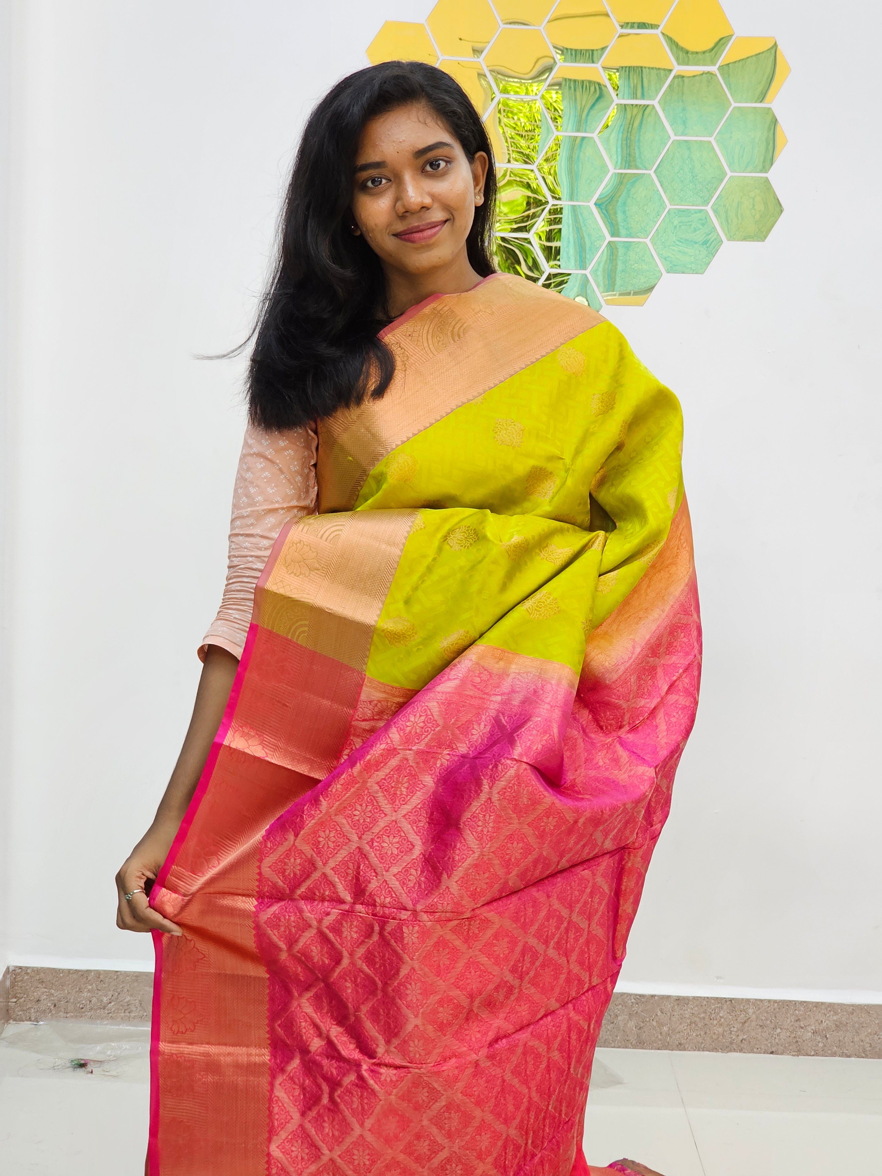 Kanchipuram Blended Fancy Butta Silk Sarees 044