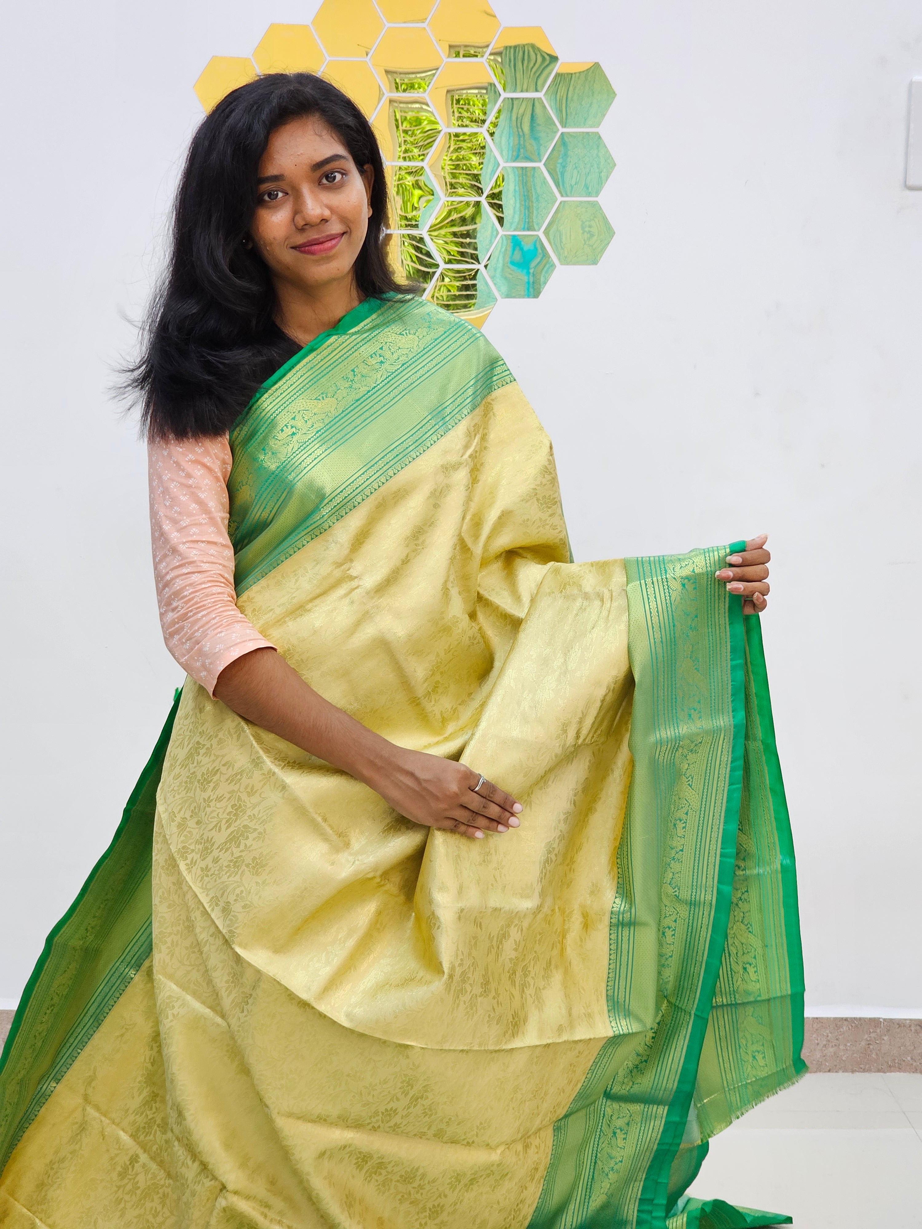Kanchipuram Blended Tissue Silk Sarees 049