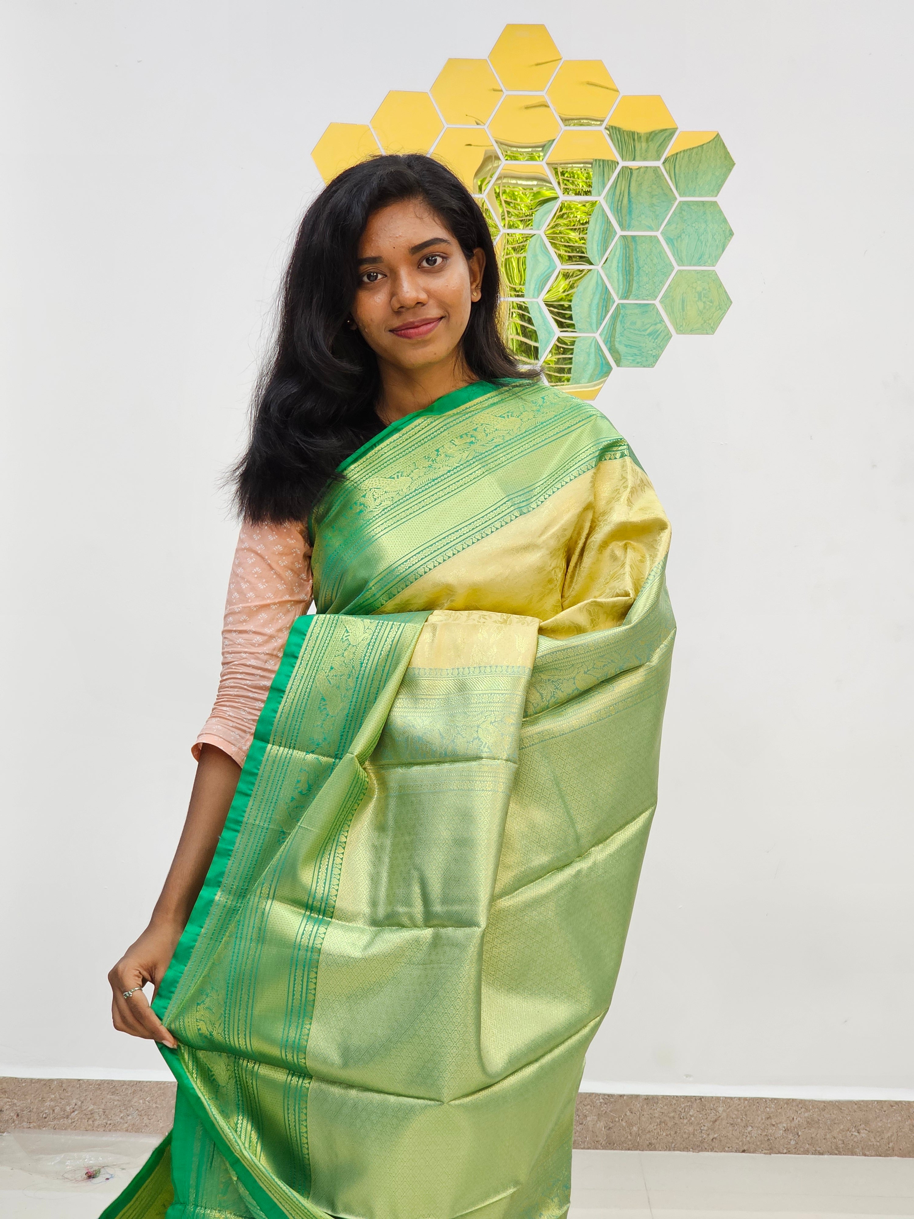 Kanchipuram Blended Tissue Silk Sarees 049