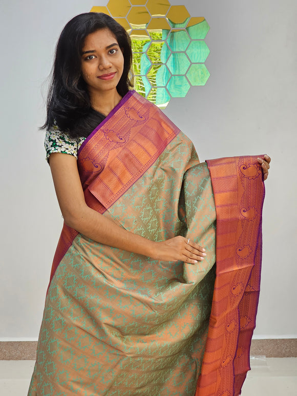 Kanchipuram Blended Fancy Butta Silk Sarees 093