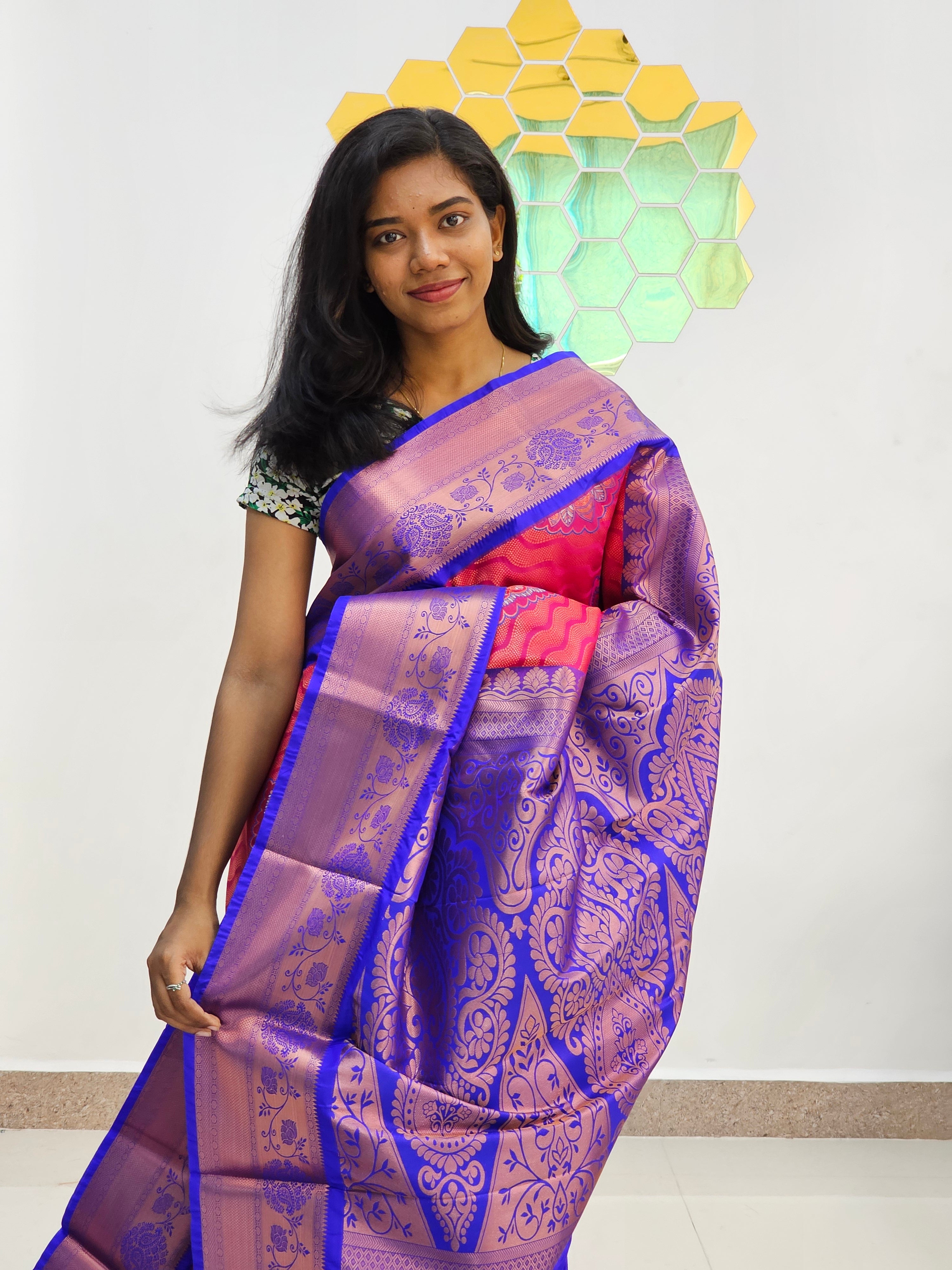 Kanchipuram Blended Fancy Butta Silk Sarees 62