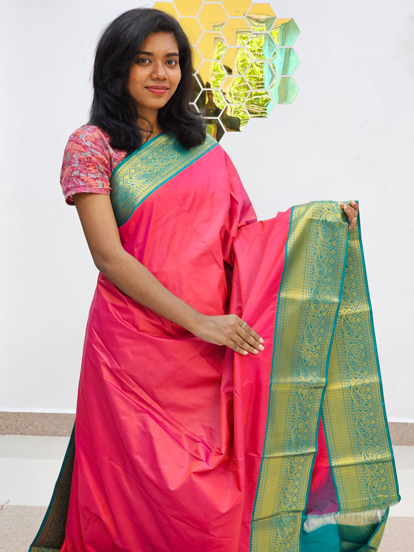 Kanchipuram Blended Korvai Silk Saree 1510