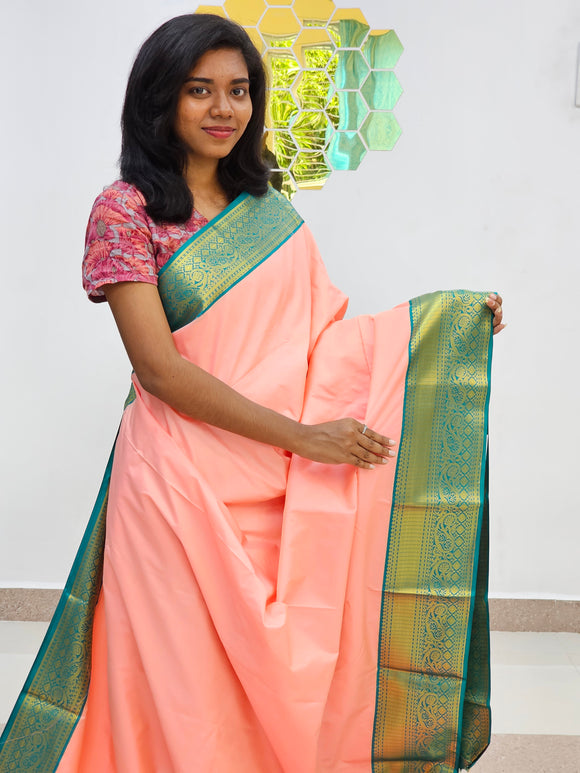 Kanchipuram Blended Korvai Silk Saree 1511