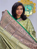 Kanchipuram Blended  Trendy Tissue Silk Sarees 028