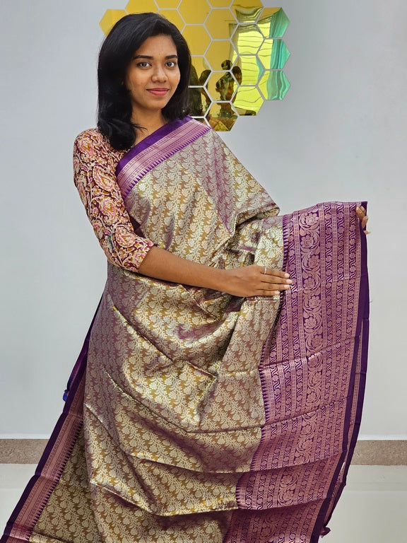 Kanchipuram Blended Trendy Tissue Silk Sarees 159