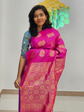 Kanchipuram Blended Gifted Fancy Silk Saree 077