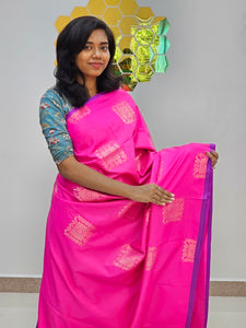 Kanchipuram Blended Gifted Fancy Silk Saree 105