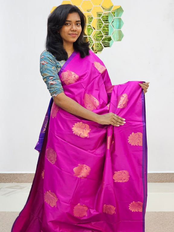 Kanchipuram Blended Gifted Fancy Silk Saree 124