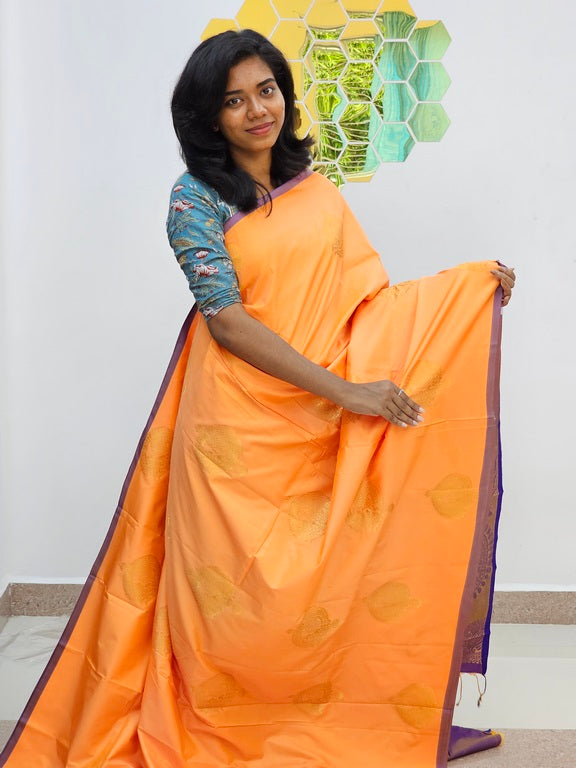 Kanchipuram Blended Gifted Fancy Silk Saree 137