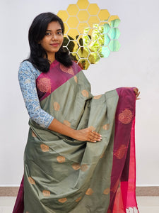 Kanchipuram Blended Gifted Fancy Silk Saree 194