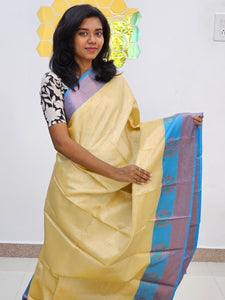 Kanchipuram Blended Gifted Tissue silk Saree 001