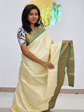 Kanchipuram Blended Gifted Tissue silk Saree 004