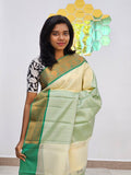 Kanchipuram Blended Gifted Tissue silk Saree 004