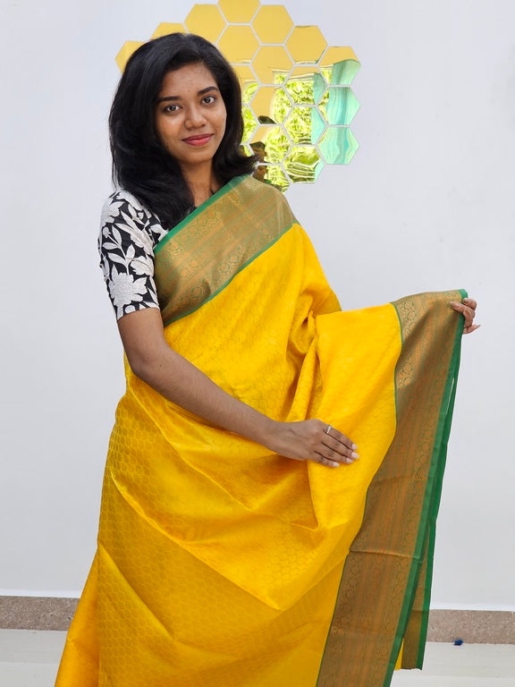 Kanchipuram Blended Gifted Tissue silk Saree 006