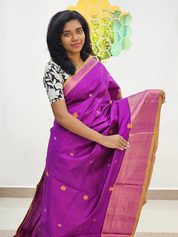 Kanchipuram Blended Fancy Soft silk Saree 008