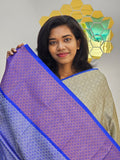 Kanchipuram Blended Gifted Tissue silk Saree 040