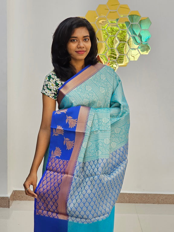 Kanchipuram Blended Gifted Tissue silk Saree 060