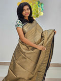 Kanchipuram Blended Gifted Tissue silk Saree 073