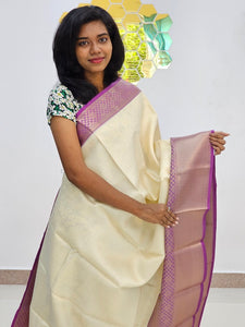 Kanchipuram Blended Gifted Tissue silk Saree 077