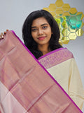 Kanchipuram Blended Gifted Tissue silk Saree 077