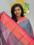 Kanchipuram Blended Fancy Bridal Silk Saree 010