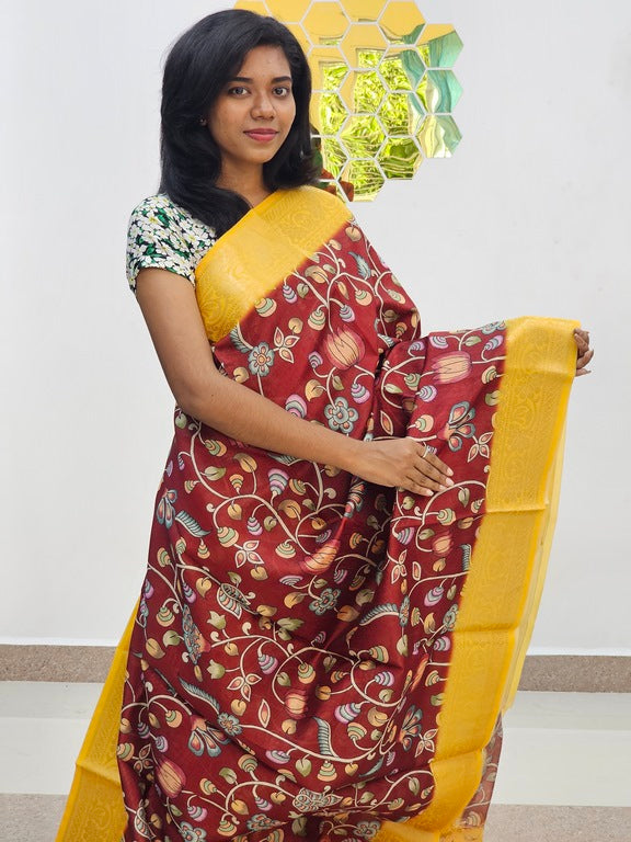 Kanchipuram Blended Fancy Bridal Silk Saree 019