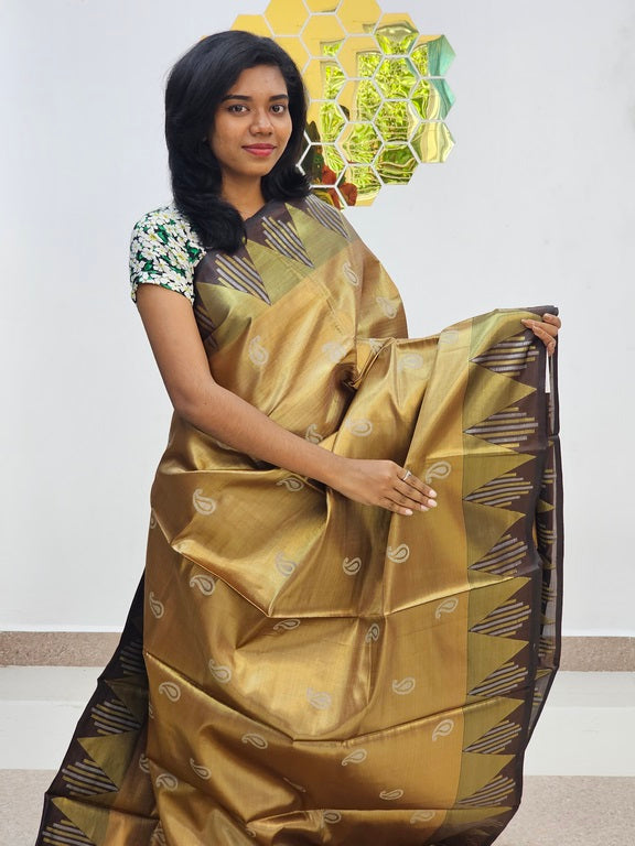 Kanchipuram Blended Fancy Bridal Silk Saree 026