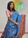 Kanchipuram Blended Fancy Bridal Silk Saree 107