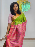 Kanchipuram Blended Fancy Bridal Silk Saree 129