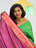 Kanchipuram Blended Fancy Bridal Silk Saree 134