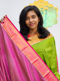 Kanchipuram Blended Fancy Bridal Silk Saree 174