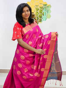 Kanchipuram Blended Fancy Bridal Silk Saree 194