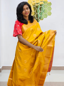 Kanchipuram Blended Fancy Bridal Silk Saree 212