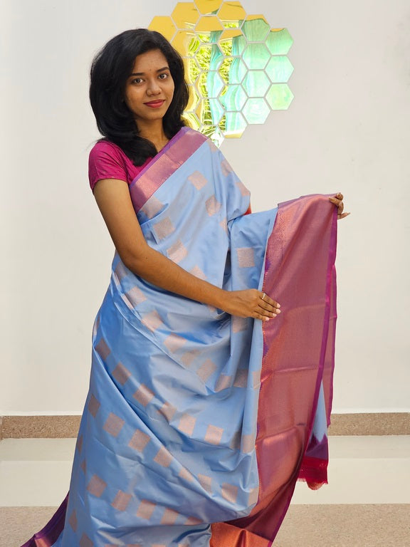 Kanchipuram Blended New Fancy Butta Silk Sarees 078