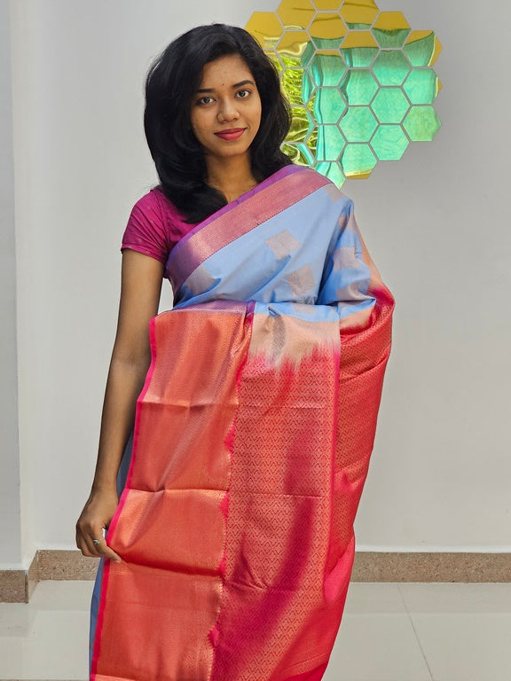 Kanchipuram Blended New Fancy Butta Silk Sarees 078